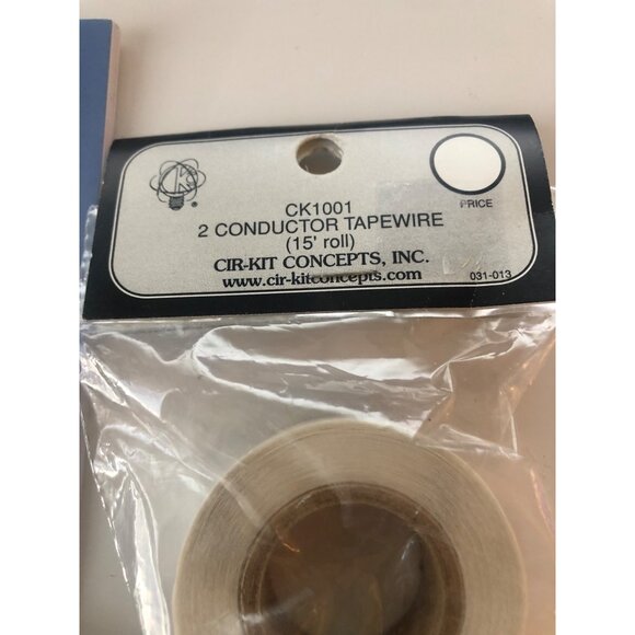 Cir-Kit Concepts CK1001 2 Conductor Tapewire Kit: 15' Roll Instruction Book & To - Picture 2 of 3